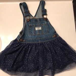 OshKosh overall dress with tutu